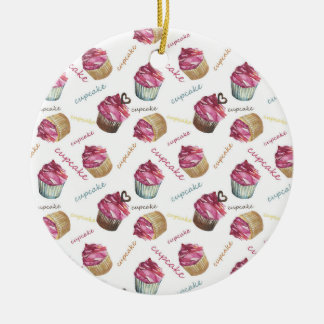 Aquarellkuchen Keramik Ornament