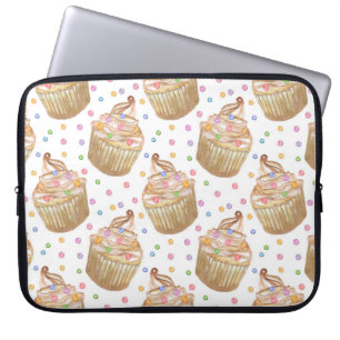 Aquarellkuchen Laptopschutzhülle