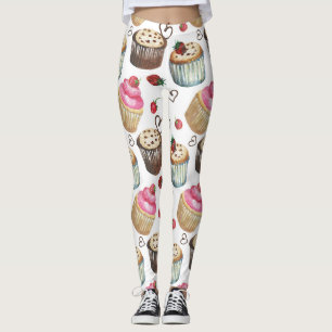 Aquarellkuchen Leggings