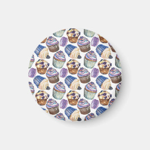 Aquarellkuchen Magnet