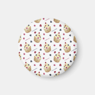 Aquarellkuchen Magnet