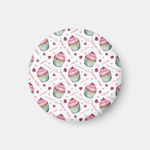Aquarellkuchen Magnet