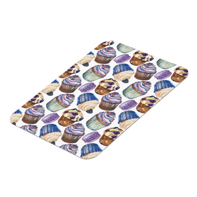 Aquarellkuchen Magnet (Linke Seite)