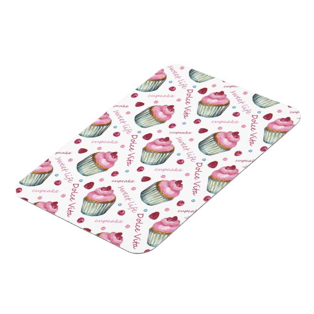 Aquarellkuchen Magnet (Linke Seite)