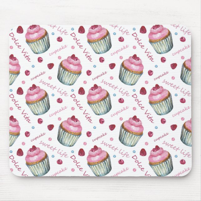 Aquarellkuchen Mousepad (Vorne)