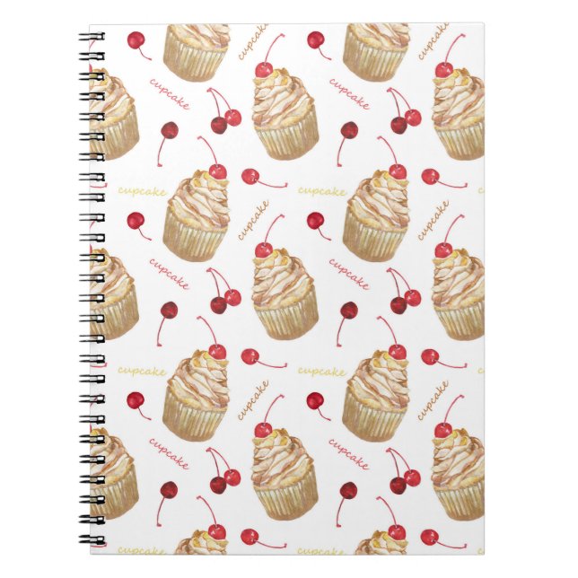 Aquarellkuchen Notizblock (Vorderseite)