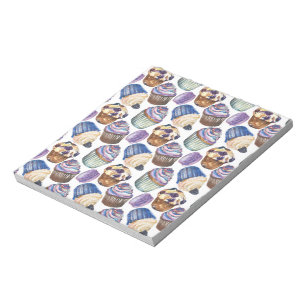 Aquarellkuchen Notizblock