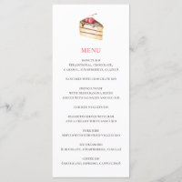 Aquarellkuchen oder Kuchen. Einfache Bäckereikaffe