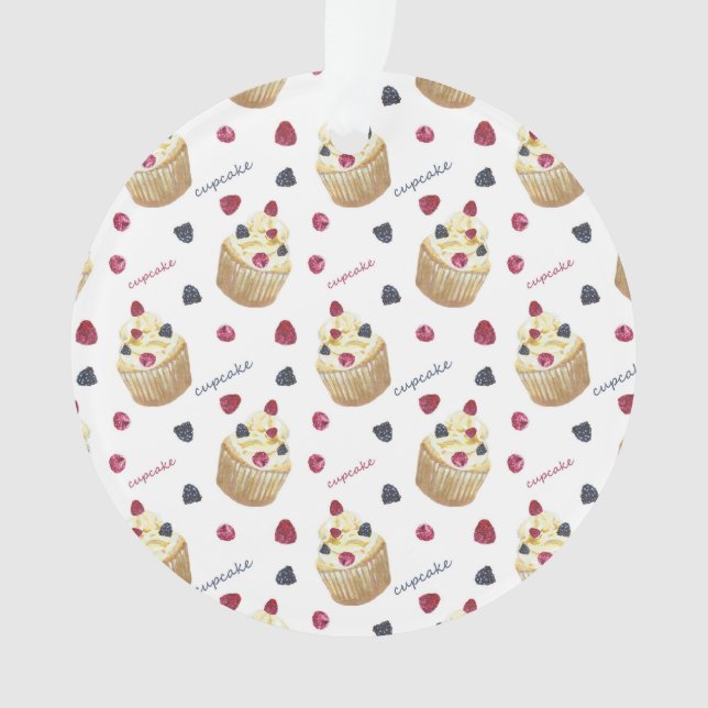 Aquarellkuchen Ornament (Vorderseite)