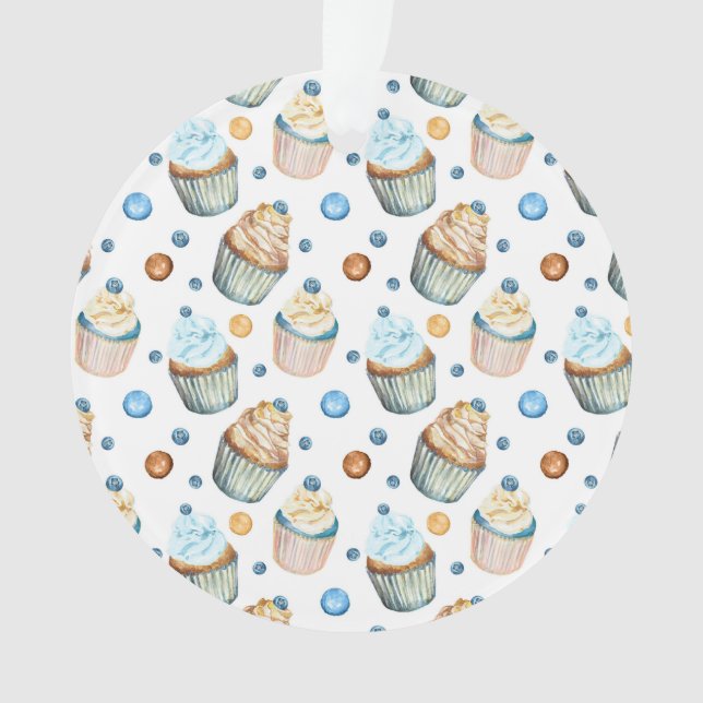 Aquarellkuchen Ornament (Vorderseite)