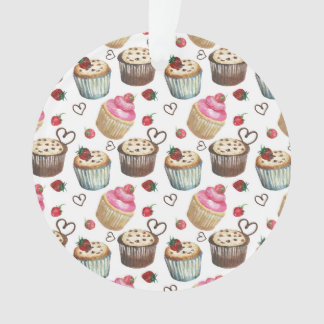 Aquarellkuchen Ornament