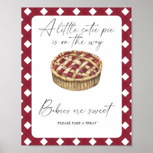 Aquarellkuchen - Säuglinge sind Süßlecker Poster