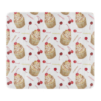 Aquarellkuchen Schneidebrett