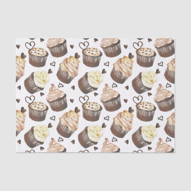 Aquarellkuchen Seidenpapier (Vorderseite)