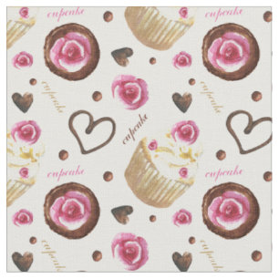 Aquarellkuchen Stoff