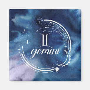 Aquarellkunde - Gemini Magnet