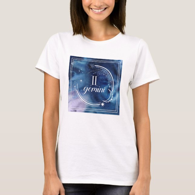 Aquarellkunde - Gemini T-Shirt (Vorderseite)