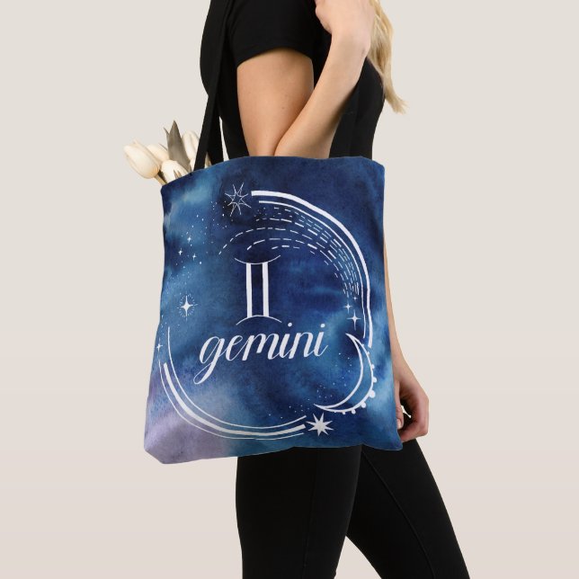 Aquarellkunde - Gemini Tasche (Von Nahem)