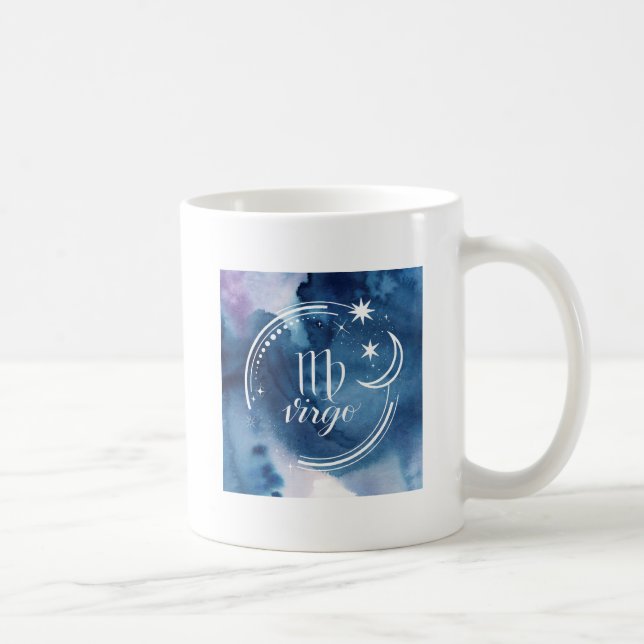 Aquarellkunde - Virgo Kaffeetasse (Rechts)