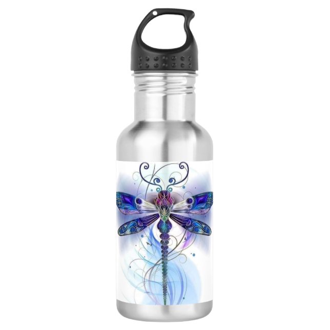 Aquarellkunst Edelstahlflasche (Vorderseite)