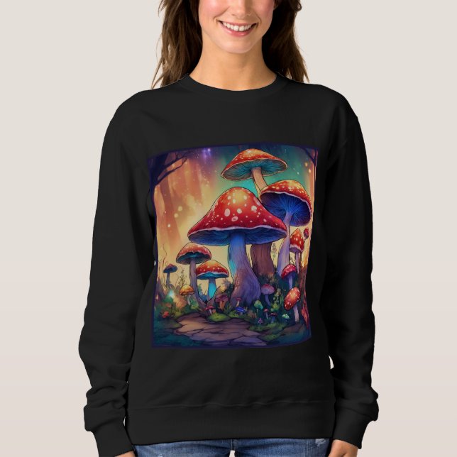 Aquarellkunst Sweatshirt (Vorderseite)