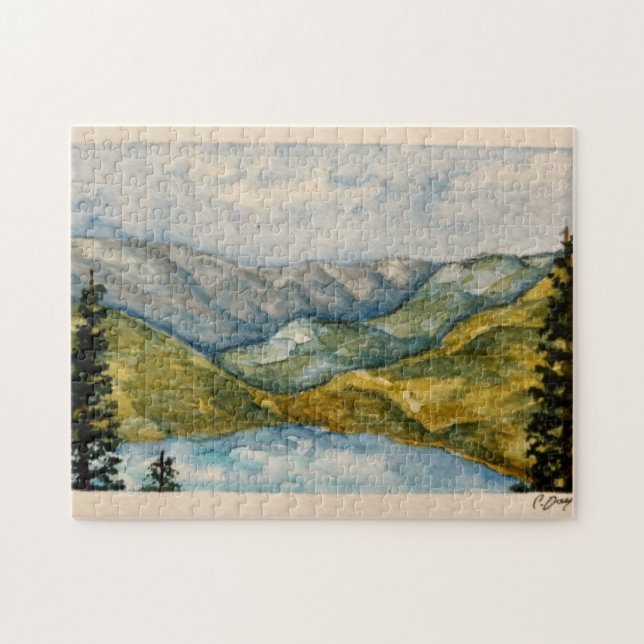 Aquarelllandschaft (Horizontal)