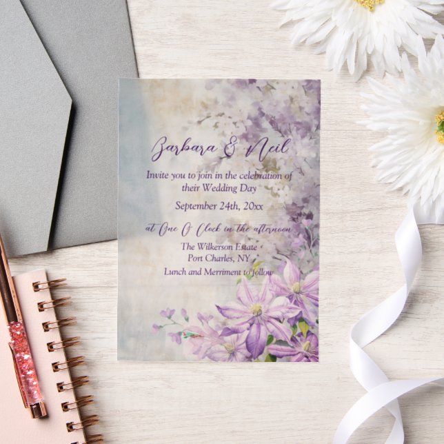 Aquarelllavender (Hochzeit)