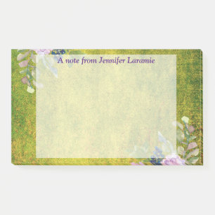 Aquarelllavender Floral Post-it Klebezettel