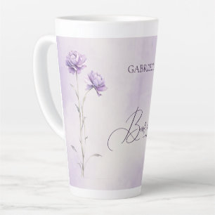 Aquarelllavender Meadow Wildblume Beste Mama Milchtasse