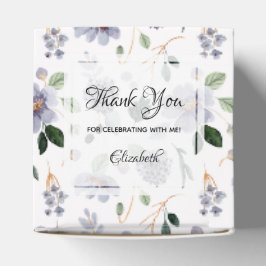 Aquarelllavender Purple Flowers Geschenkschachtel
