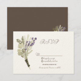 Aquarelllavender Rustikale Botany Kraft UAWG Einladung