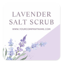 Aquarelllavender Salz Scrub