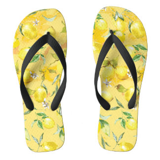 Aquarelllemon IV Flip Flops