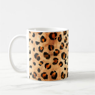 Aquarellleopard Print: Exotic Fur Textur Kaffeetasse