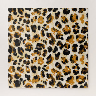 Aquarellleoparde, Farbverlauf von Krawatte und Far