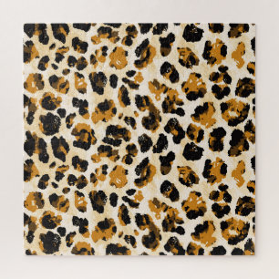 Aquarellleoparde, Farbverlauf von Krawatte und Far