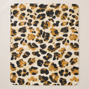 Aquarellleoparde, Farbverlauf von Krawatte und Far Sherpadecke
