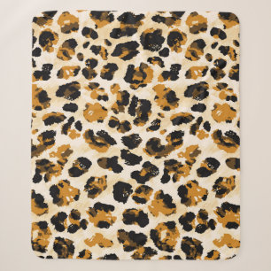 Aquarellleoparde, Farbverlauf von Krawatte und Far Sherpadecke