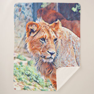 Aquarelllion Sherpadecke
