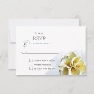 Aquarelllische Hochzeit RSVP