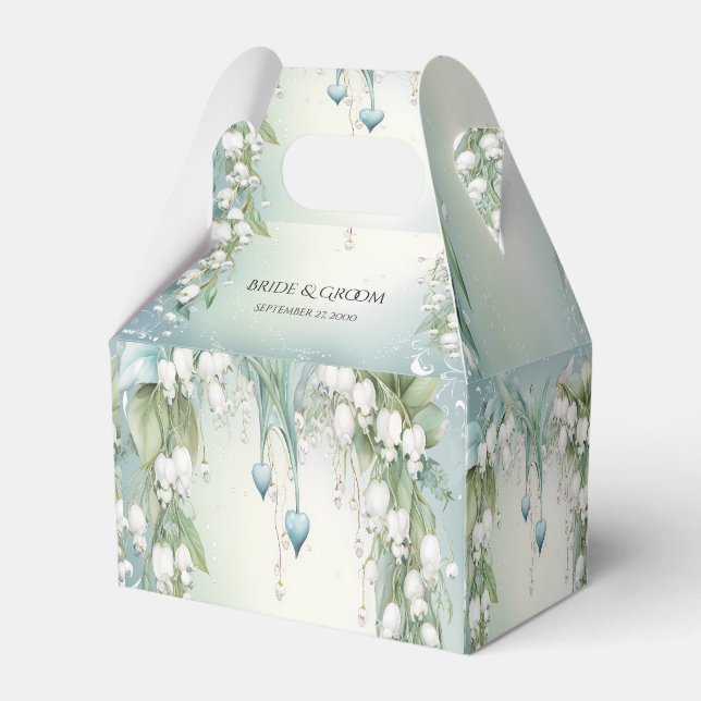 Aquarelllische Tal Gefältenbox Geschenkschachtel (Vorderseite)
