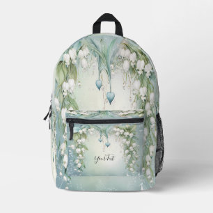 Aquarelllische Tal-Rucksäcke Nähtasche schneiden Bedruckter Rucksack