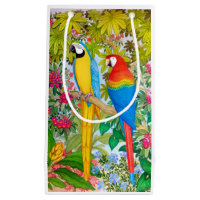 AquarellMacaw plappert Geschenk-Tasche nach