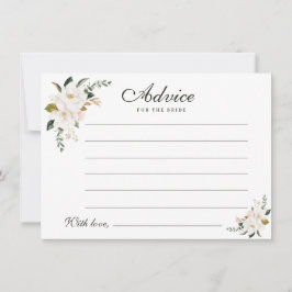 Aquarellmagnolia Hinweiskarte