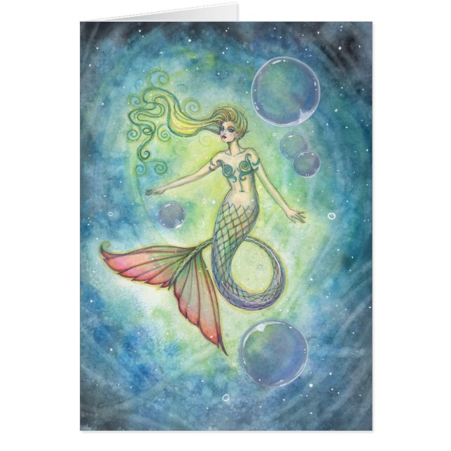 Aquarellmaid-Karte von Molly Harrison (Vorne)