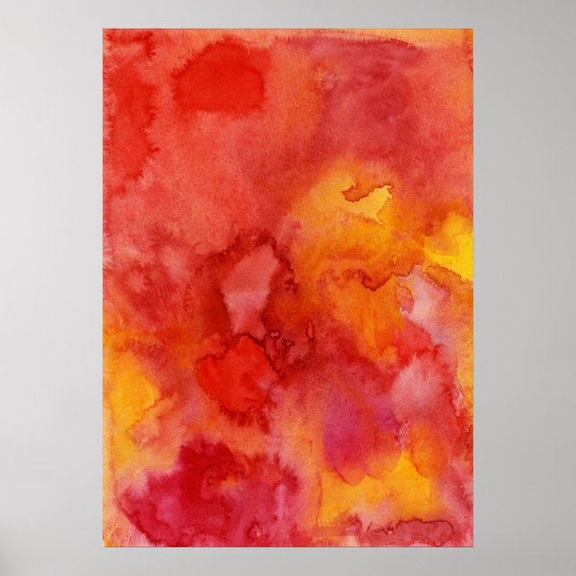 Aquarellmaler Hintergrund. Poster (Vorne)
