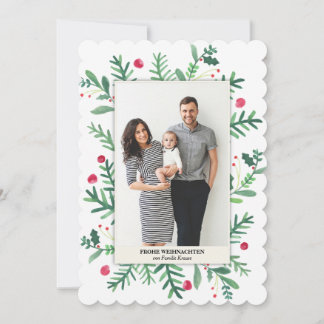 Aquarellmalerei | Frohe Weihnachten