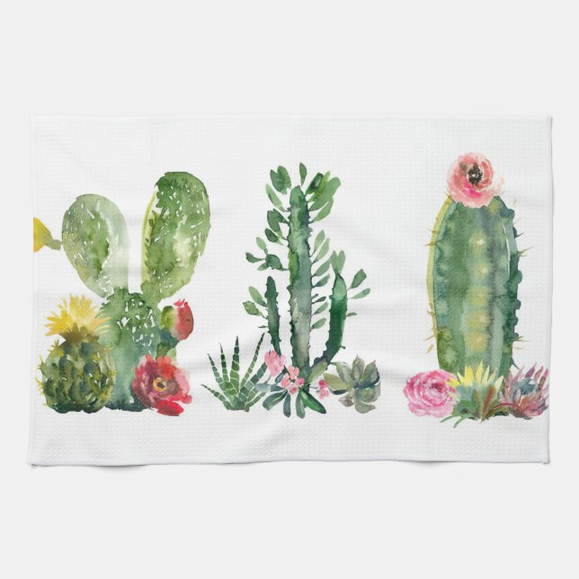 Aquarellmalerei Geschirrtuch (Horizontal)
