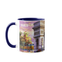 Aquarellmalerei in Paris Sehenswürdigkeiten #1