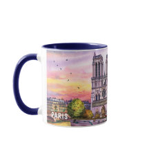 Aquarellmalerei in Paris Sehenswürdigkeiten #2